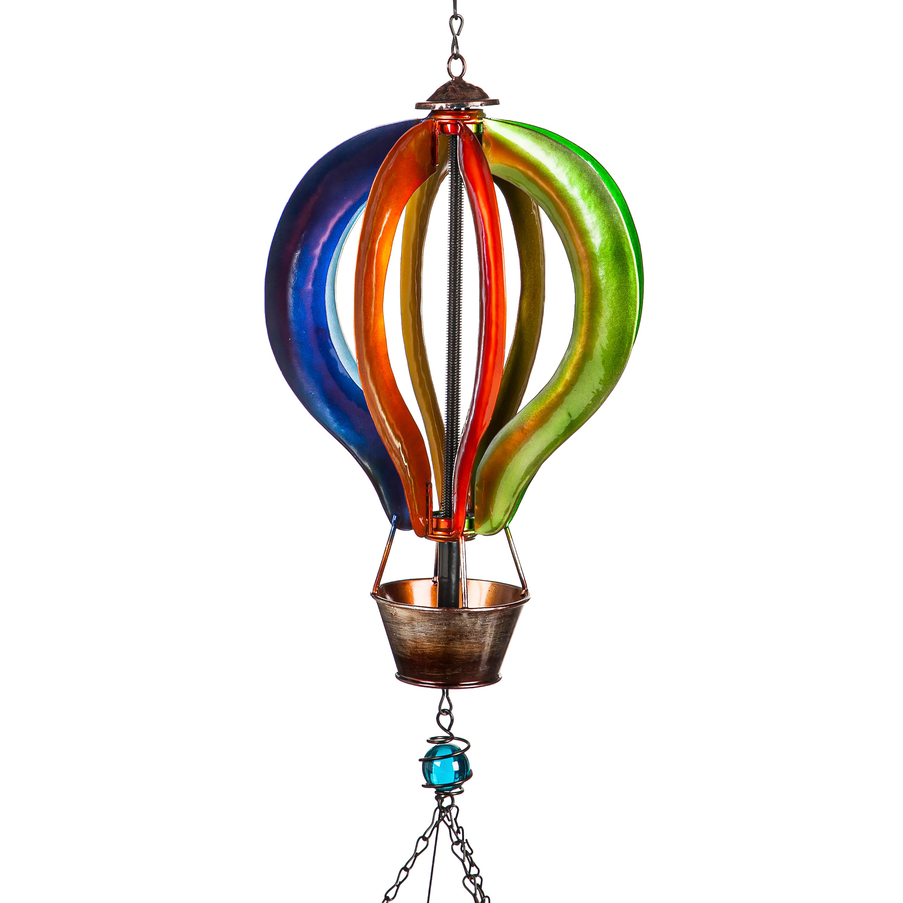 Rainbow Hot Air Balloon Wind Chime 